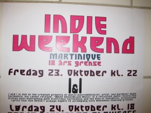 indieweekenposter